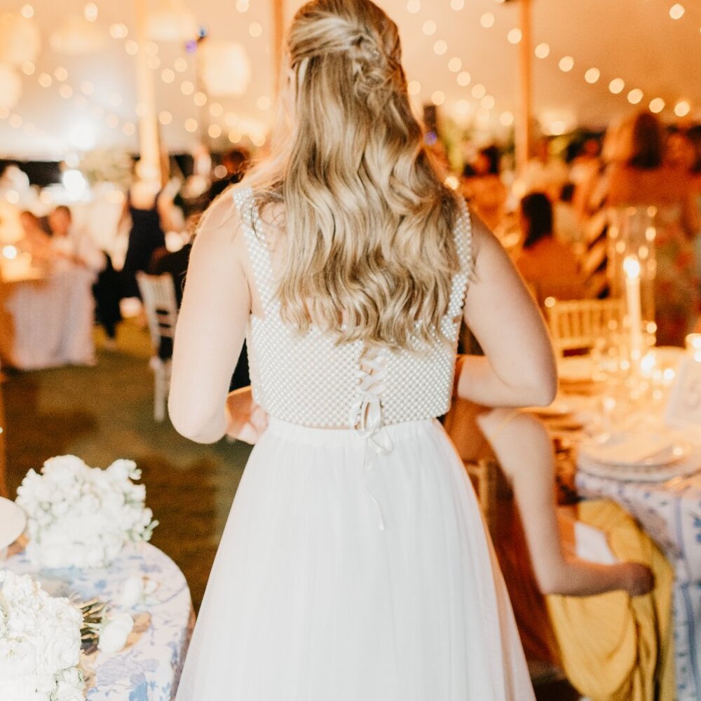 Pearl Crop Top, New with Tags